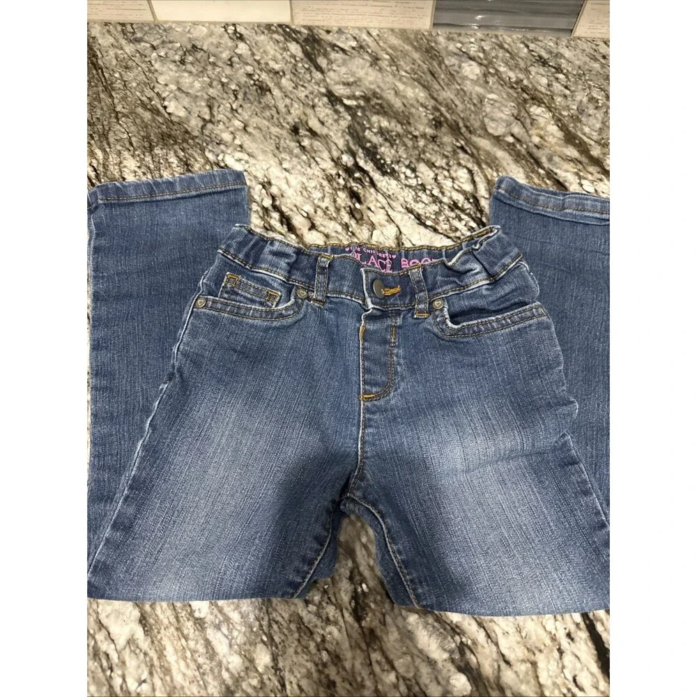 Children's Place Medium Blue Denim Girls Bootcut Jeans Size 5T